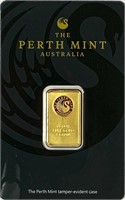 5g. Perth Mint.9999 Gold Bullion Bar