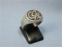 Carolyn Pollack Sterling Silver Monogram Ring