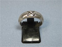 Sterling Silver Cross Ring Hallmarked