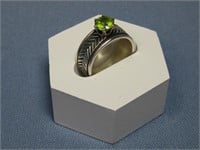 Carolyn Pollack Sterling Silver Peridot Ring