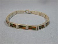 Carolyn Pollack S.S. Multi Stone Bracelet