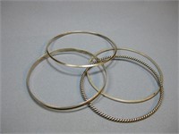 Carolyn Pollack Sterling Silver Five Bangles