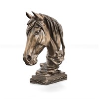 Bronzed Horse Bust Classic