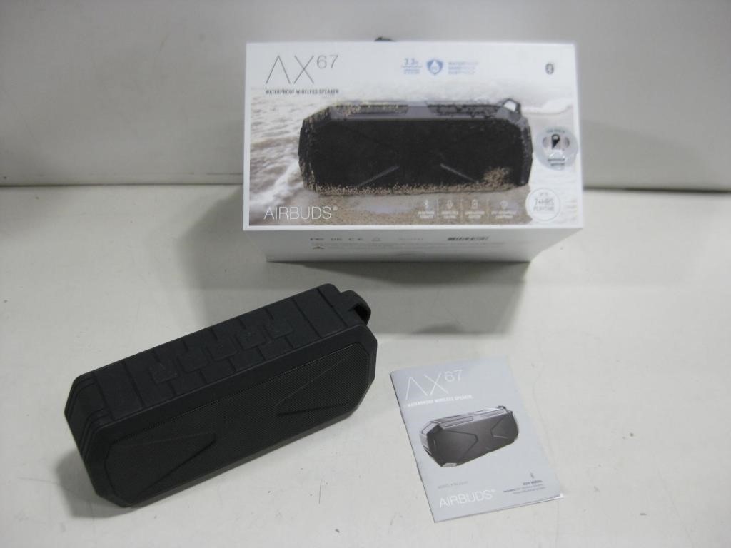 AX 67 Waterproof Wireless Speaker Untested