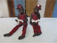 Pair of Shelf Sitting Monkeys
