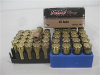 PMC 45 Auto Ammo 50 Rounds
