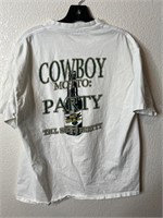 Vintage Cowboy Motto Shirt Party Til She’s Pretty