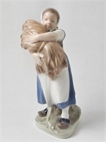 Denmark Farm Girl Figurine