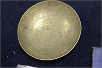 A Chinese Marked China Brass Plate/Bowl/Basin