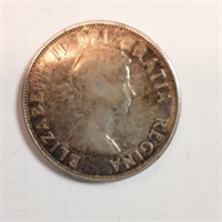 1953 Canada 50 cent piece