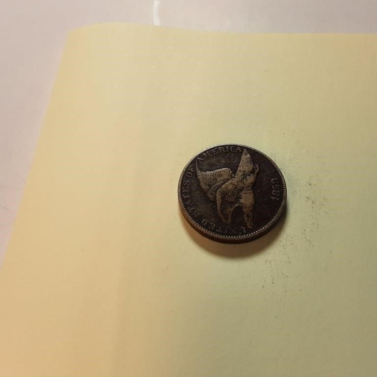 1858 US penny