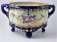 Footed Limoges Style Jardinière