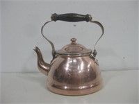 7" Vtg Copper Teapot