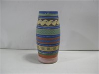 11.5" Hand-Painted Pottery Vase