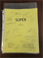 ''SUPER'' MOVIE SCRIPT SIGNED BY LIV TYLER & CAST