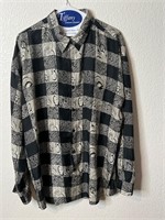 Vintage Long Sleeve Silk Shirt