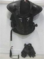 Motorcycle Safety Vest, Gloves & Slingshot
