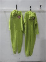 Two Dr. Seuss Grinch Onesies Largest M
