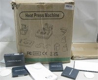 Heat Press Machine W/ Photo Slates Untested