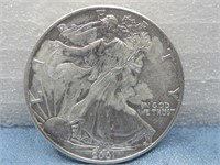 2001 American Silver Eagle 1oz Fine Silver Dollar