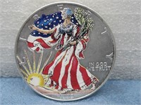 1999 Colorized 1oz Fine Silver Dollar