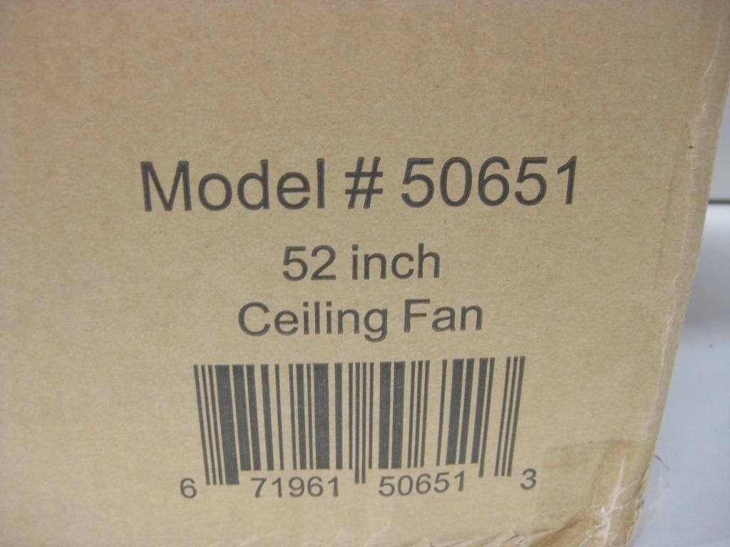 NIOB 52" Ceiling Fan Untested