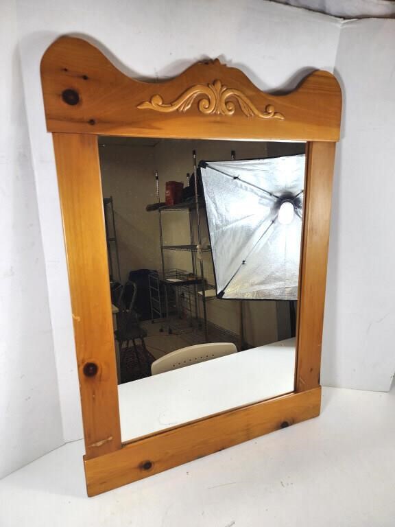 GUC Wood Framed Mirror (32" x 23")