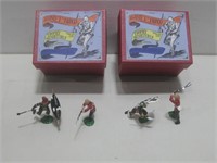 Four Trophy Miniatures Hand To Hand Series Figures