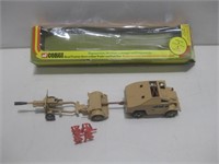 Corgi Military Tractor Ammo Trailer & Field Gun