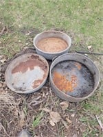 Oil Change Pan & 2 Feed Pans
