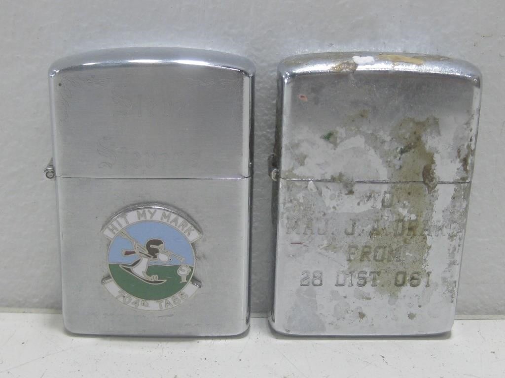 Zippo & Ace Lite Military Lighters Untested