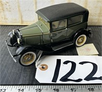 Die Cast Franklin Mint 1930 Ford Model A Tudor