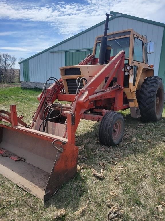 1970 Case 970 Agri King Tractor With Case M-75