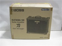 Boss Katana-50 Guitar Amp Powers On