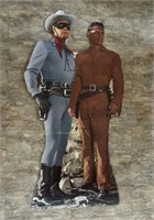 LONE RANGER AND TONTO LIFE SIZE CARBOARD CUTOUTS