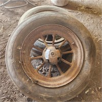 2 Goodyear 5.50- 16 Tractor Tires