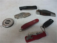 Assortment of pocket Knives