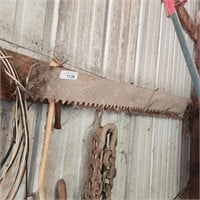 Vintage Ice Saw - approx 5' long