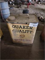 Vintage Quaker Quality Motor Oil Can