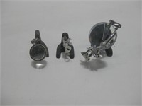 Three Jewelers Magnifiers & Stands