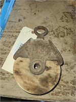 Vintage Myers Wood Pulley