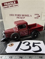 Die Cast Danbury Mint 1931 Ford Model A Pickup