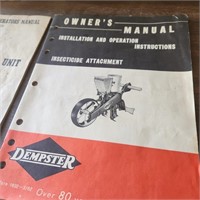 Dempster Owners Manual- insecticide Attachment