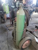 Oxy/Acetylene Set On 2 Whl Cart with Hoses and