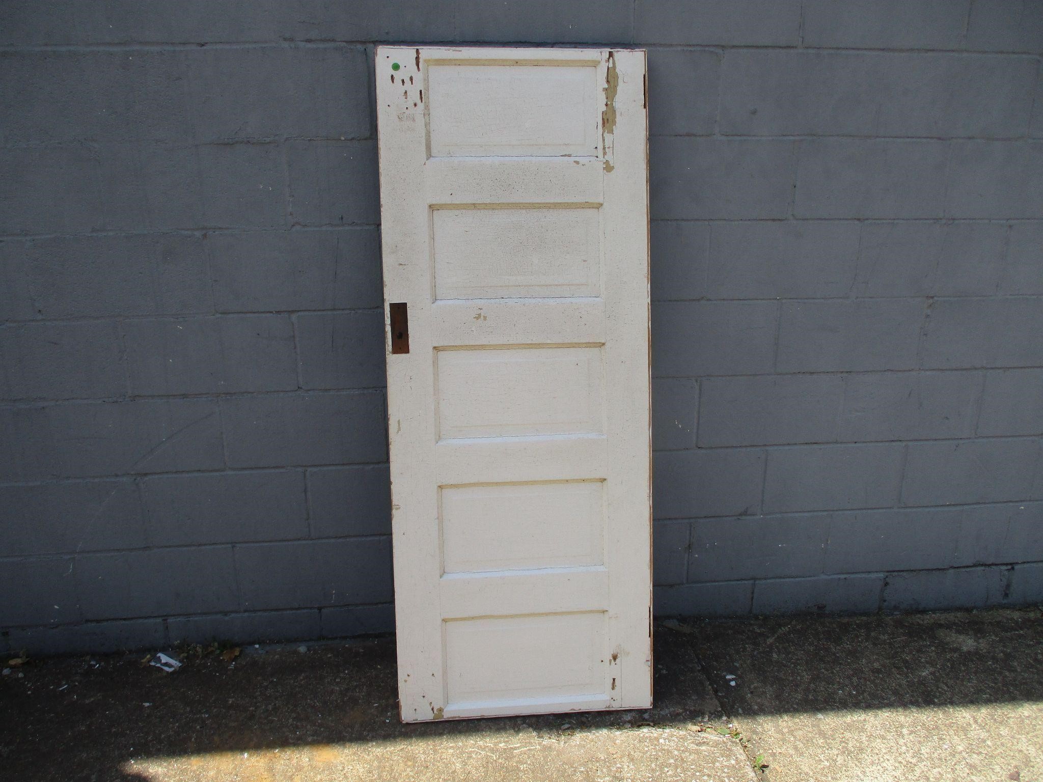 24x61" Chippy Vintage Wood Door