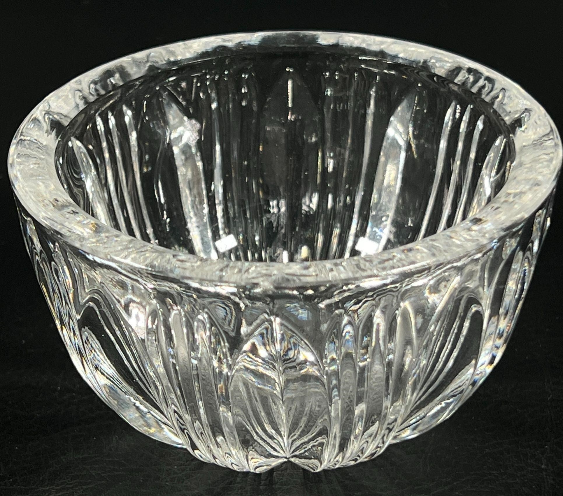 Kosta Boda Crystal Trinket Bowl - Signed