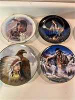 (8) NATIVE AMERICAN THEMED COLLECTOR PLATES
