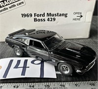 Die Cast Danbury Mint 1969 Ford Mustang Boss 429