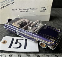 Die Cast Danbury Mint 1958 Chevy Impala Lowrider