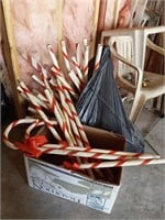 Christmas candy cane decorations